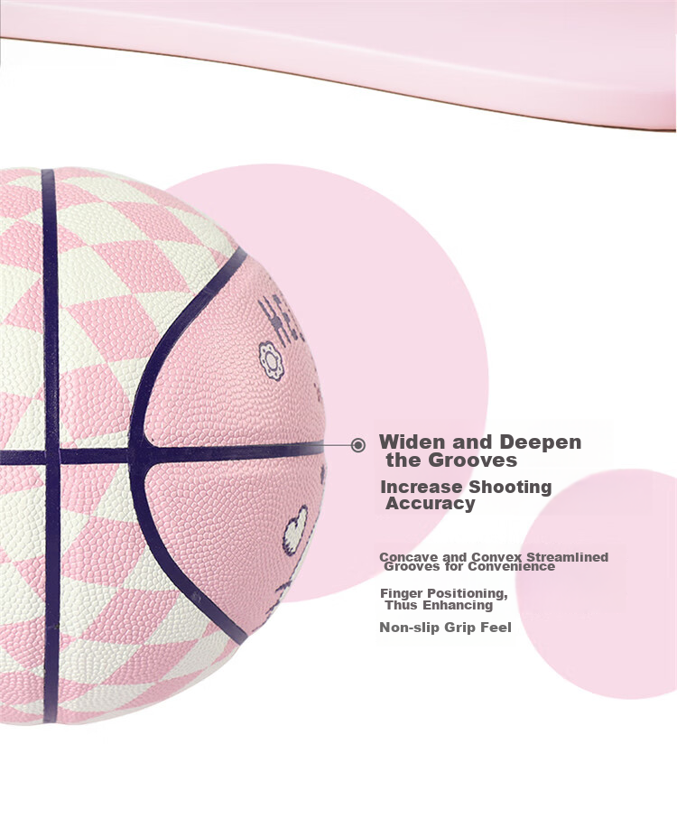 Mesuca No. 7 PU Basketball HelloKitty Girls' Gift, Valentine's Day Gift for May 20th 12