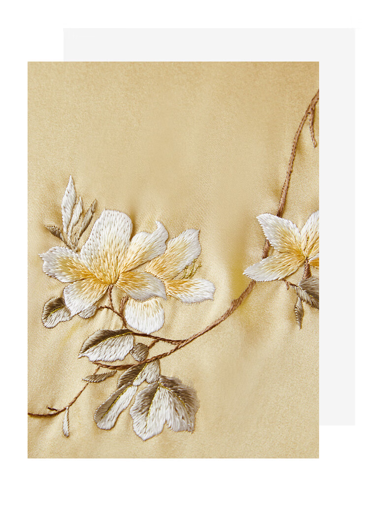 Wanshili Silk Scarf, Mulberry Silk, Intangible Cultural Heritage, Handmade Suzhou Embroidery, Long Shawl, Mid-Autumn Festival Gift, Holiday Present, Gift Box 19