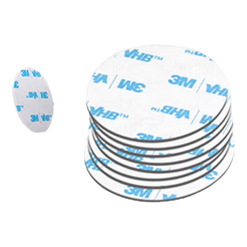 3M Double-Sided Tape, Strong Adhesive, Waterproof, for Office Use/ETC Cards/Student Stationery/Handcraft, Suitable for Various Uses, 6604-GP, Bagged, 40MM Diameter, 8 Pieces
