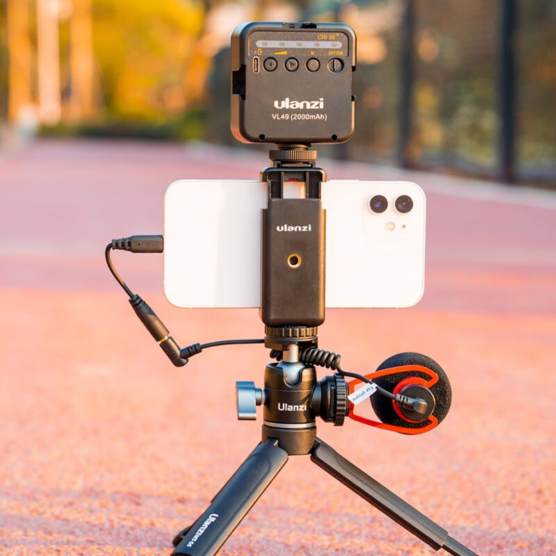 Ulanzi CO82 Adjustable Damping Knob Snail Head Tripod Micro Single DSLR Camera Cold Shoe Mount Arca-Swiss 1/4 Screw Rabbit Cage Base Camera Rig Accessory 9