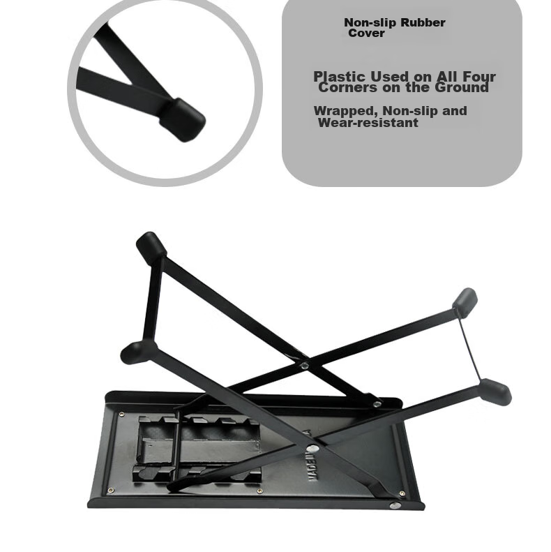 Maneryuepu Guitar Footstool, Stable Anti-Slip Portable Pedal, Guitar Stand, Ukulele Footrest, Guitar Accessory 7