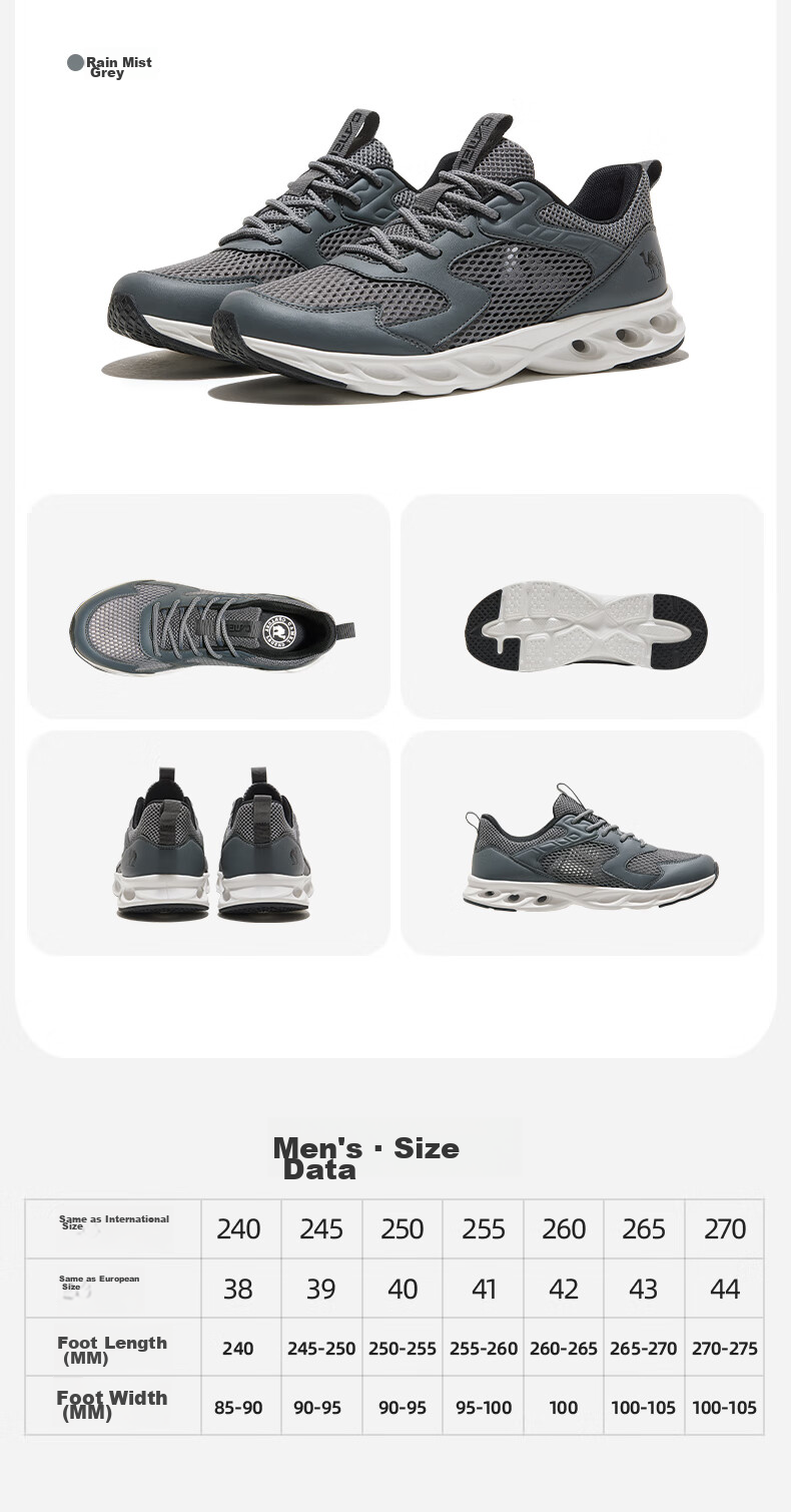 CAMEL Sports Shoes, New Summer Men's Shoes, Breathable Mesh, Non-Slip Shock-Absorbing, Casual Sneakers for Fathers And Elderly 29