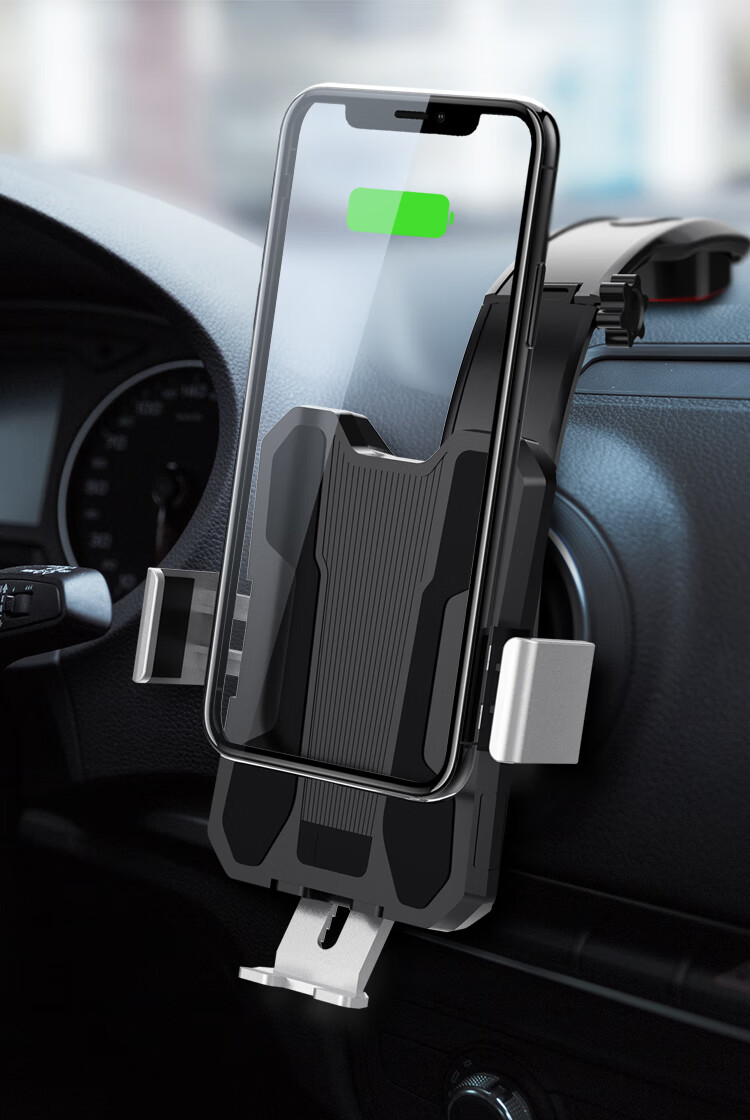 ESCASE Car Wireless Charging Dock, Fast Charging Car Air Vent Mount, Compatible with Apple 15 And Xiaomi 14 Phones 16