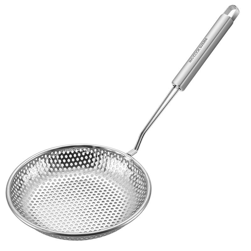 Maxcook Strainer Basket, 304 Stainless Steel Mesh Skimmer, Noodle Strainer, Sieve, 14cm MCCU8831
