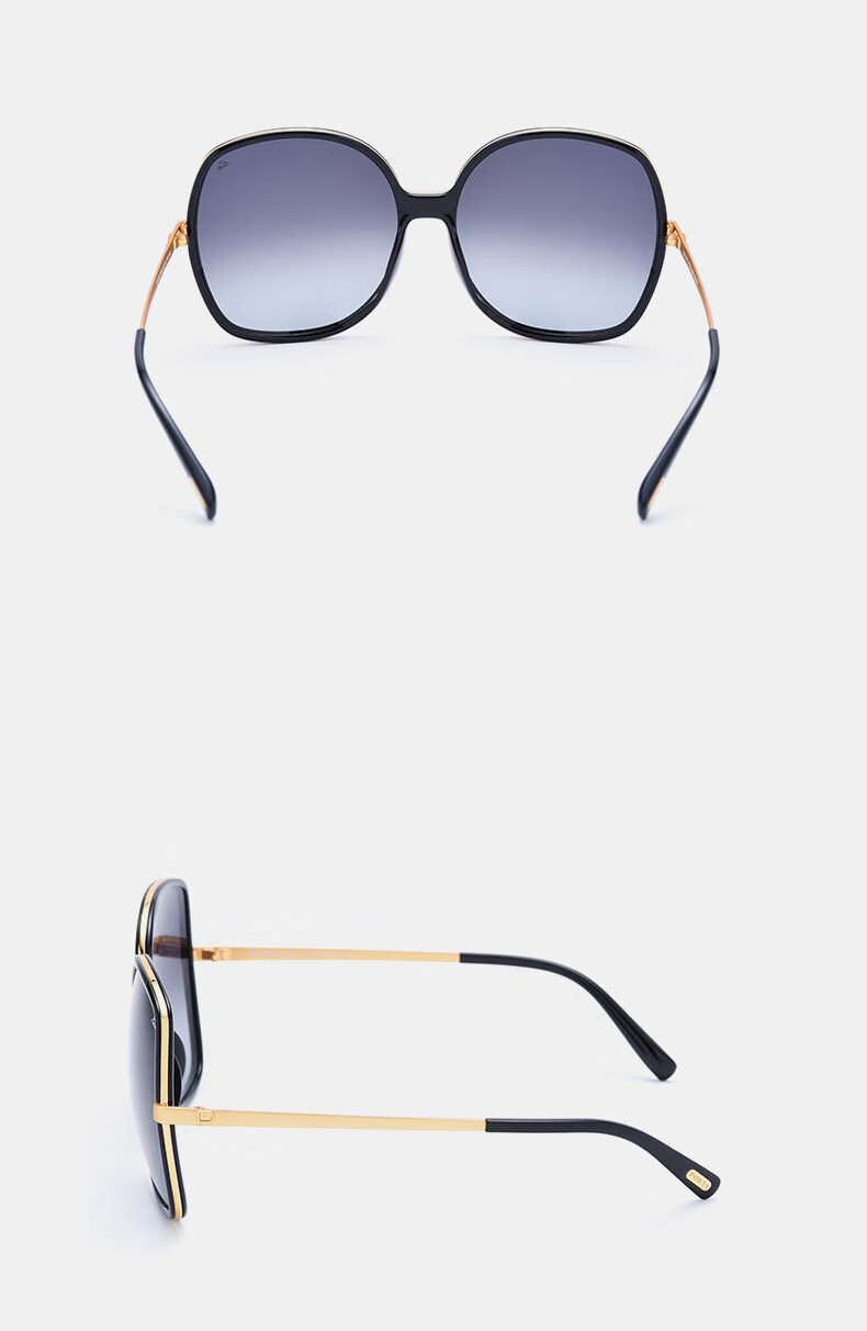 ports宝姿墨镜女hi时尚太阳镜蝶形遮阳防晒眼镜女psf14812 bkg9