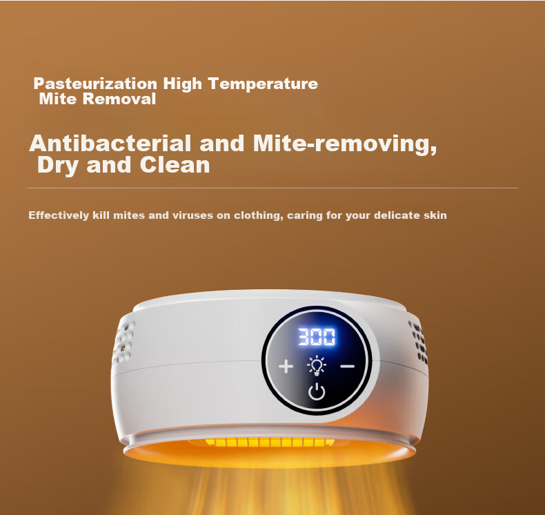 AUX [Ziguang Sterilization + Digital Display] Portable Clothes Dryer, Travel Drying Machine, Foldable Compact Home Use Clothes Dryer for Baby Clothes And Underwear, Disinfection Dehumidification Dormitory Clothes Drying Gadget 12