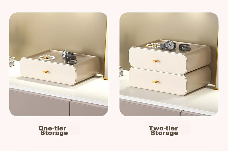 Jiadu Entryway Desktop Storage Box [Three Layers], Entrance Decoration, Living Room TV Cabinet Drawer Key Mask Storage Box 5