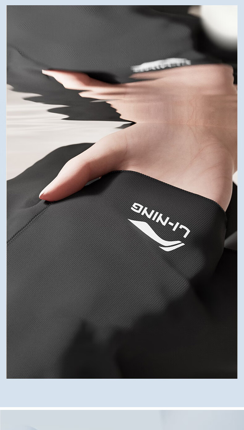Li-Ning Shorts for Men And Women, Beach Shorts, Quick-Dry Loose-Fit Boxer Briefs with Inner Lining, Anti-Exposure Double-Layer Swim Shorts for Hot Springs And Seaside Running 10