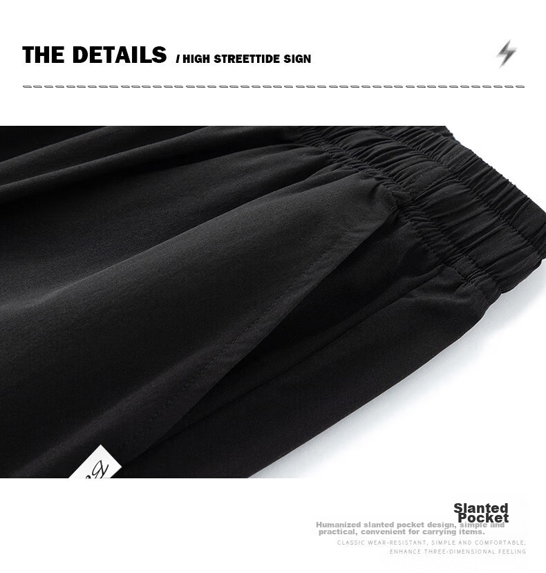 Warrior Men's Summer Sports Pants, Ice Silk Quick-Dry Trousers, Straight-Leg Casual Pants, Running And Fitness Long Pants for Me 10