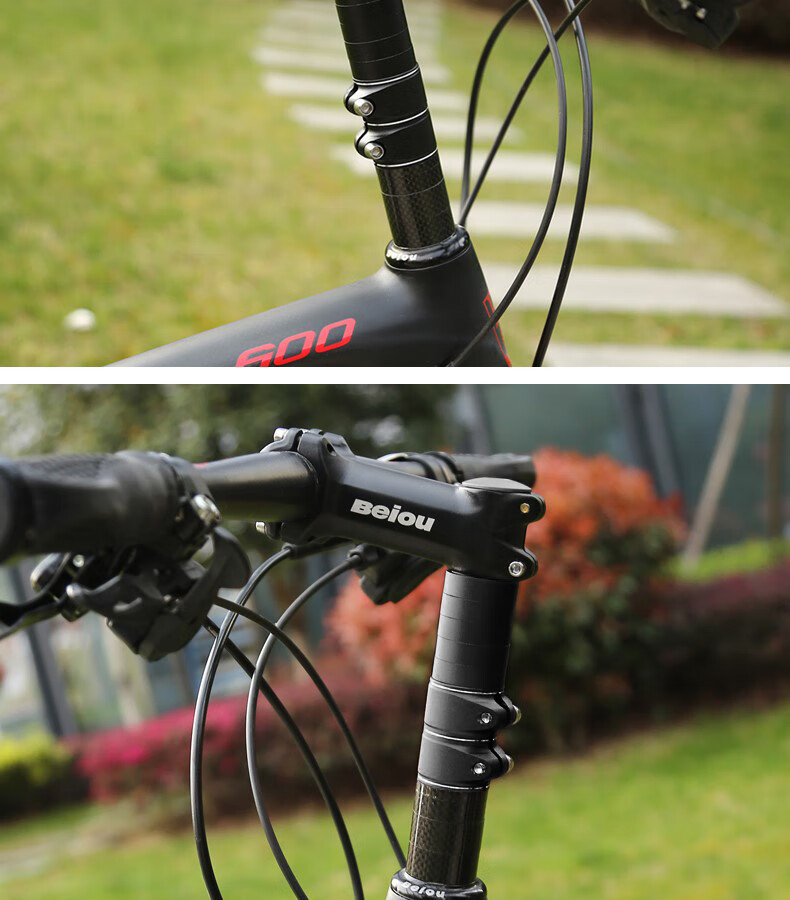 Move Iron Bicycle Aluminum Alloy Handlebar Riser, Mountain Bike Handlebar Heightener, Front Fork Stem Riser, Head Tube Extender, 10cm 13