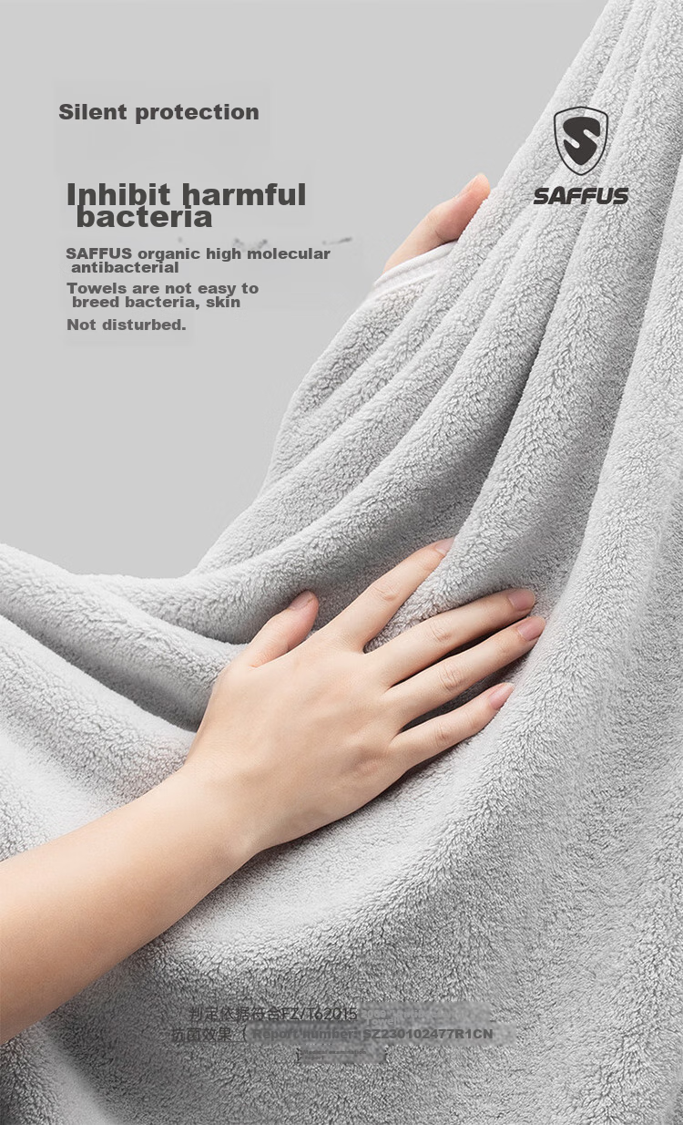 A-Life Antibacterial Large Bath Towel, 1 Pack, Soft And Absorbent Household Adult Bath Towel for Men, Quick-Drying Shower Towel, Purple 7