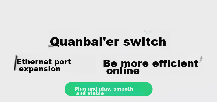 UGREEN 5-Port 100Mbps Switch, Home Dormitory Network Switch, 4-Port Surveillance Camera Network Cable Splitter Converter One-To Small HUB Splitter 35046 2