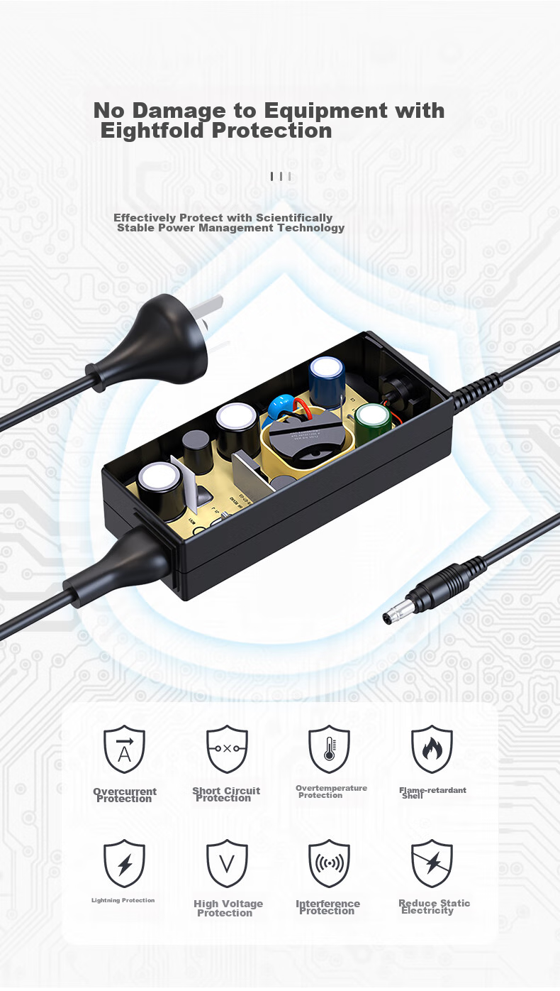 Elei Compatible with Shenzhou Xuanlong A40L-741 K610D Laptop Power Adapter Charger Cable, 19V 4.74A Small Plug 4.0*1.7 8