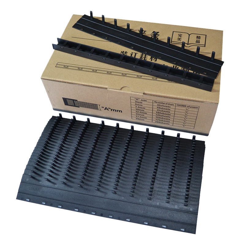 Ouliwen 10-Hole Binding Strips for Reports, Bids, Contracts And Documents, Hole Puncher for Loose-Leaf Ring Binding, Plastic Edge Trim, 10mm, 100 Pieces, Office Supplies, Invoice, 3C Digital Products, All-Net Low Price