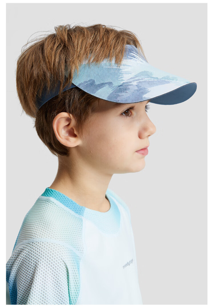 Moodytiger Children's Visor Sun Hat, Summer Boys And Girls 3D Foldable Lightweight Sun Protection Hat, Sports Baseball Cap 8