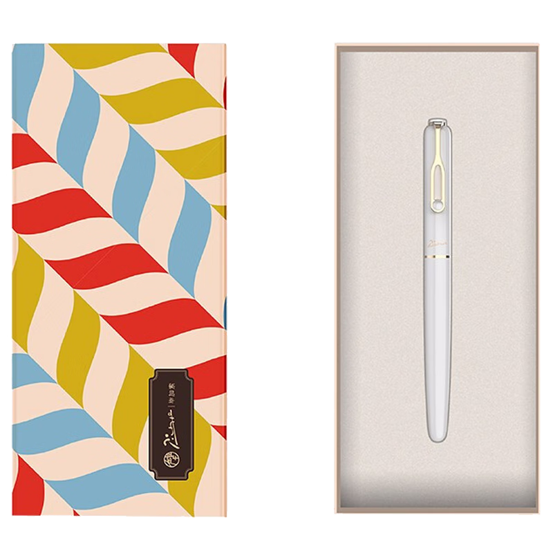 Pimio Fountain Pen Signature Pen for Primary And Secondary School Students, Adults, Calligraphy Practice, Mid-Autumn Festival Gift, Office Writing Ink Pen for Men And Women, Yami Candy Series 620 White Coconut Flavor