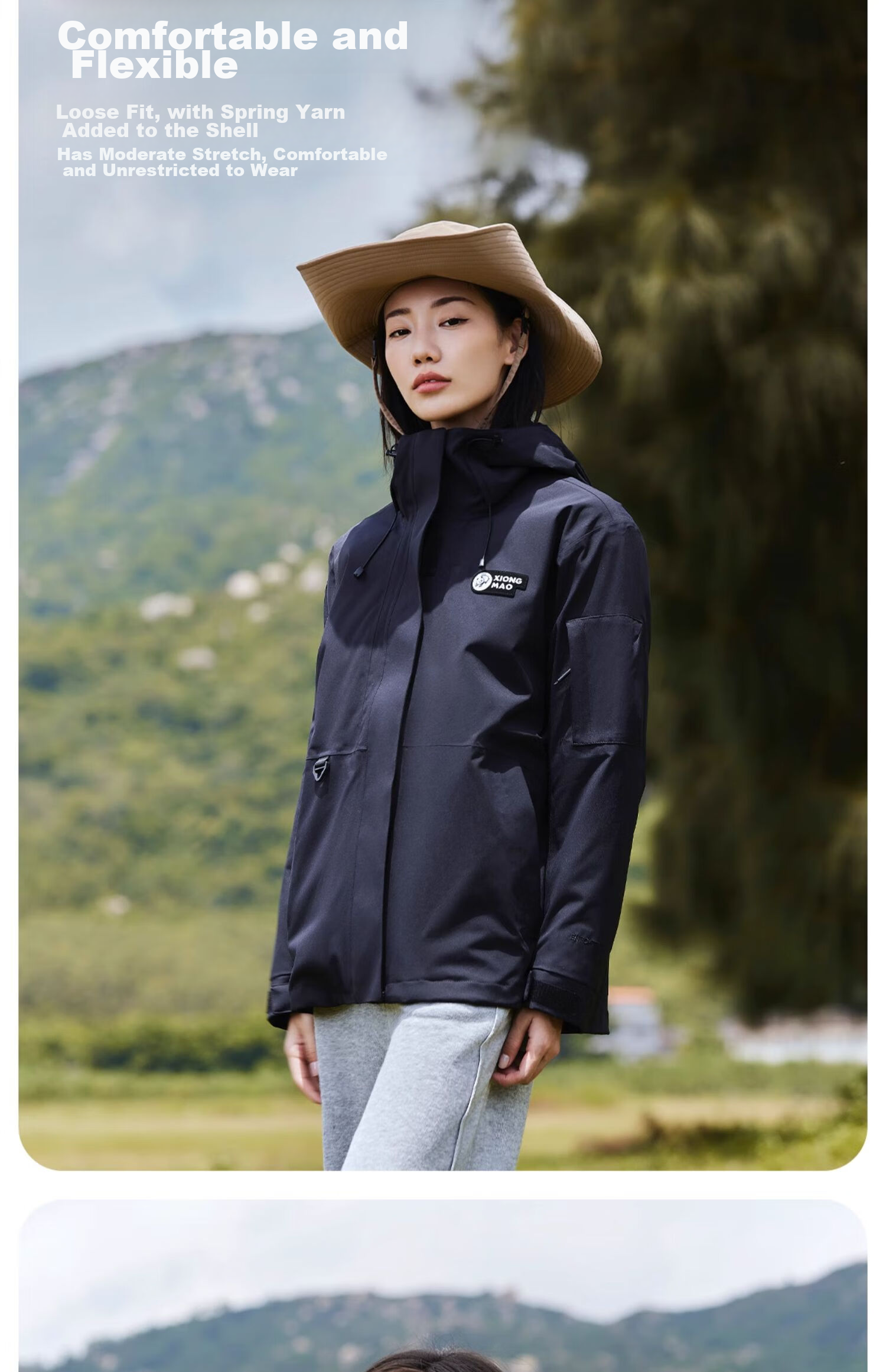 CAMEL Outdoor Waterproof, Windproof, And Breathable Jacket for Men And Women, Three-In Fleece-Lined Warm Mountaineering Coat 12