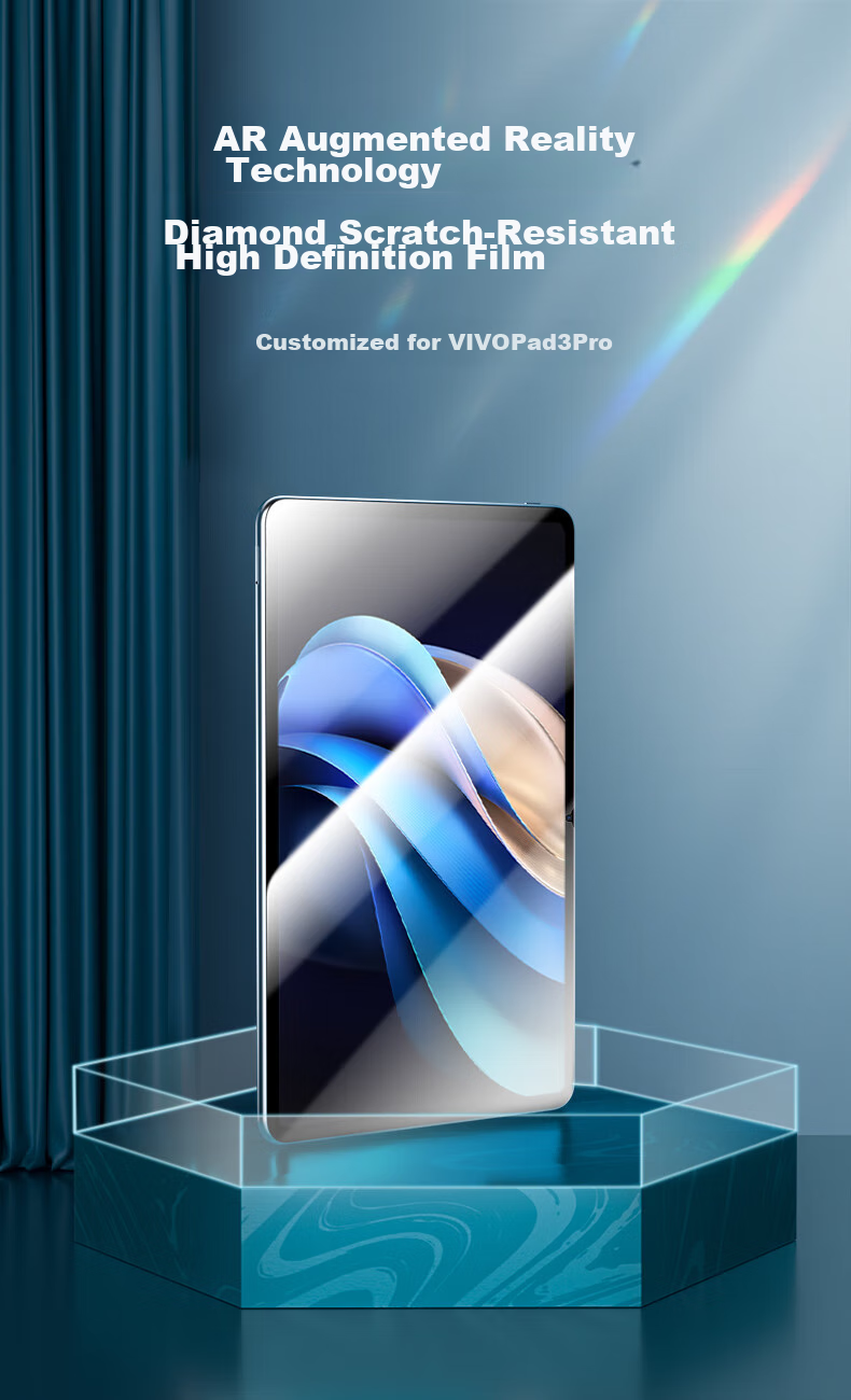 CangHua Tempered Glass Screen Protector for Vivo Pad5Pro/3Pro, 13-Inch IQOO Pad5Pro/2Pro Tablet Tempered Glass Film, Full Screen Coverage Protective Film for Vivo Computer 2