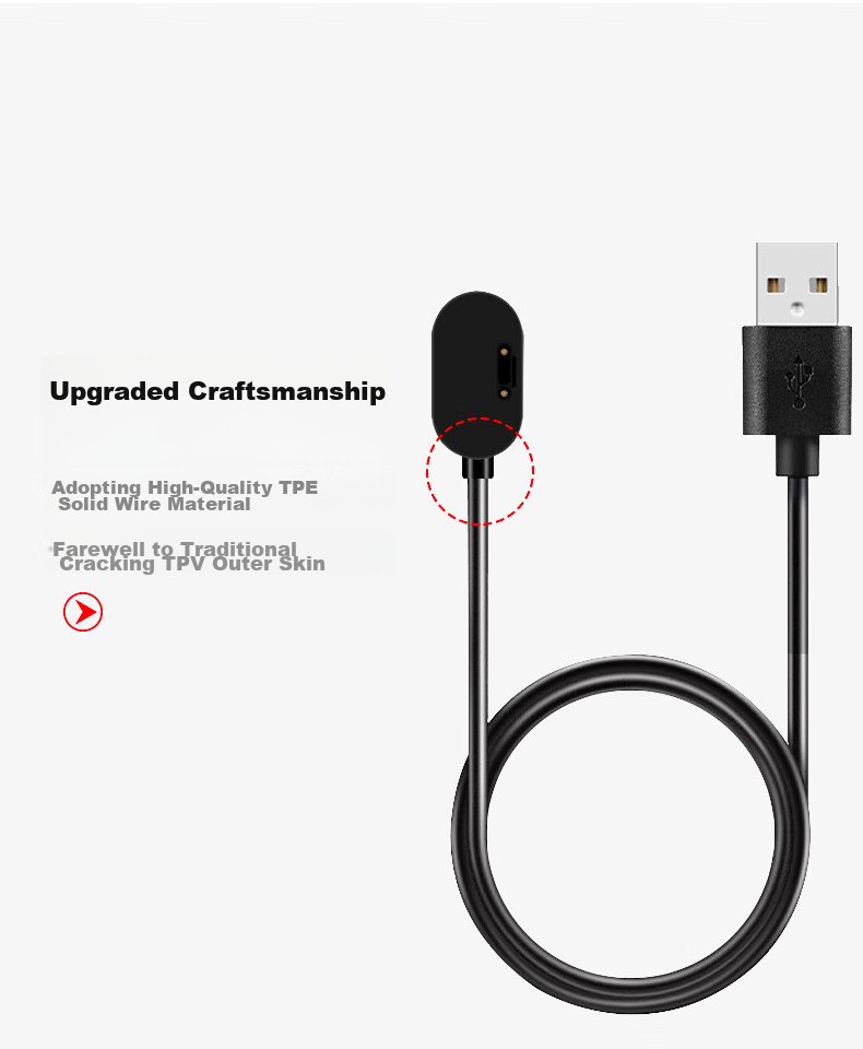 CangHua Compatible Charging Cable for Xiaotiancailiao Smartwatch, Suitable for N3/Z5/Z5Q/Z5A/Z3/D5/Z6/Z2/D3/D2/Y05/Y06/Q1A/Q2/Z1S/Z2S Universal Charger 6