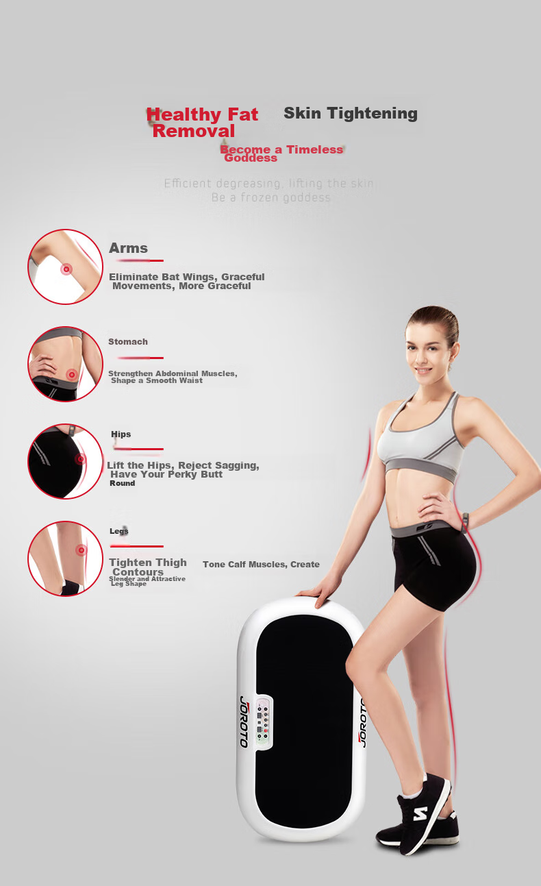 JOROTO American Fat-Burning Machine, Shaker Machine, Rhythm Machine, Home Weight Loss Device, Beauty Shaping Equipment, S3000 Fashion White 6
