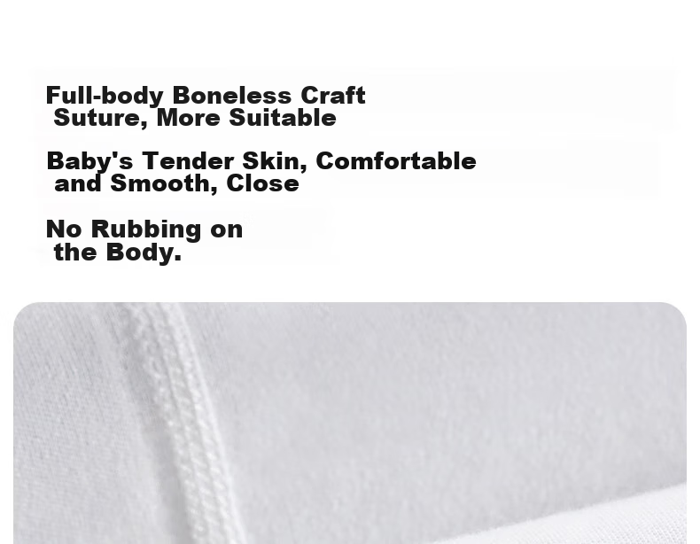 Beitaisi Baby Clothes, All-Season Onesie, Long-Sleeve, Pure Cotton, Soft, Newborn Infant Belly Protection, Anti-Cold, Baby Romper, Crawling Suit 13