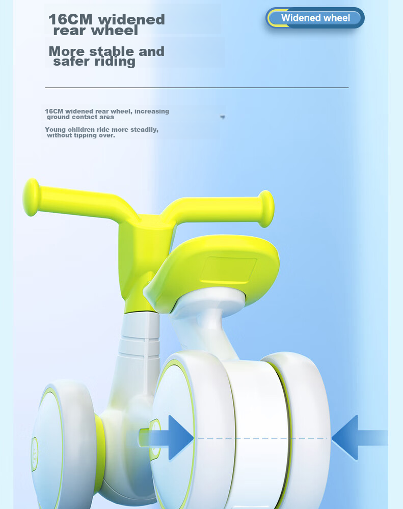 COOGHI Baby Walker, Anti-O Leg, Anti-Rollover, for Ages 1-3, Quiet Wheels, Eco-Friendly, Lightweight, Birthday Gift, Kuqi B1 9