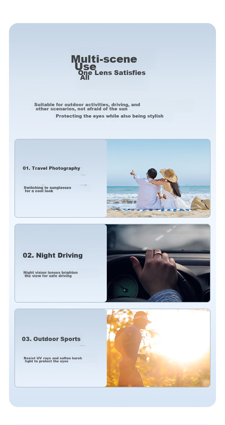 HLA Day And Night Polarized Myopia Glasses for Men And Women, Night Vision Goggles for Driving, Anti-Glare Sunglasses for Nighttime Driving 11