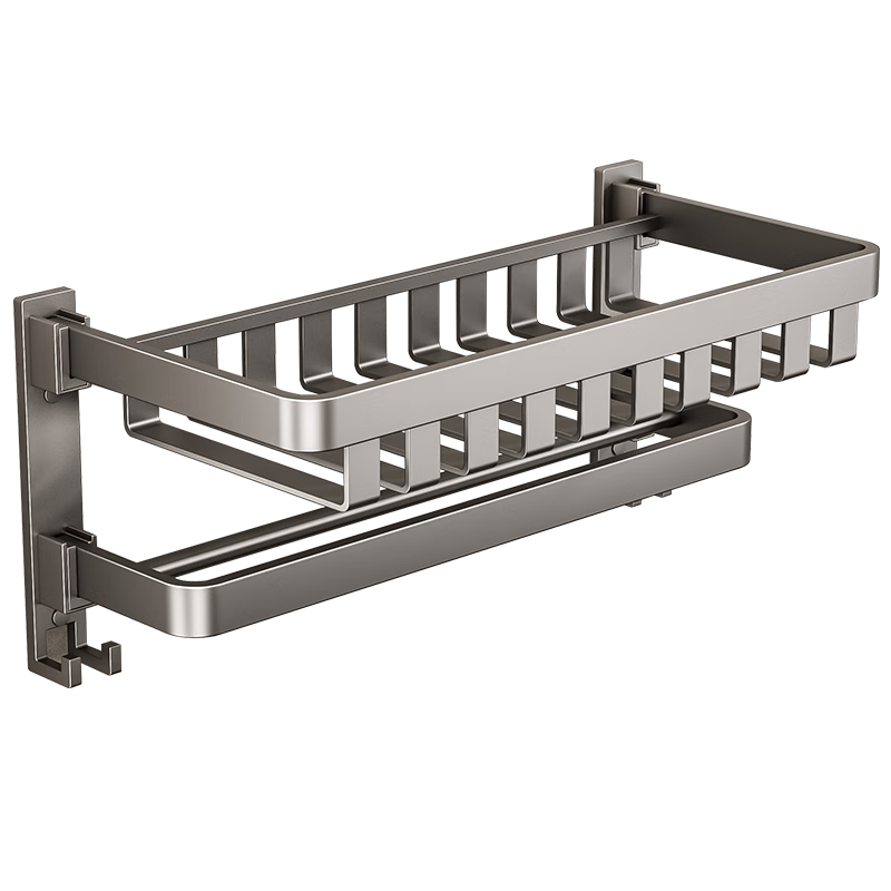 Baihan Towel Rack, No Drilling Required, Bathroom Storage Shelf, Bathroom Accessories, Toilet Towel Rack Set, Bathroom Washroom