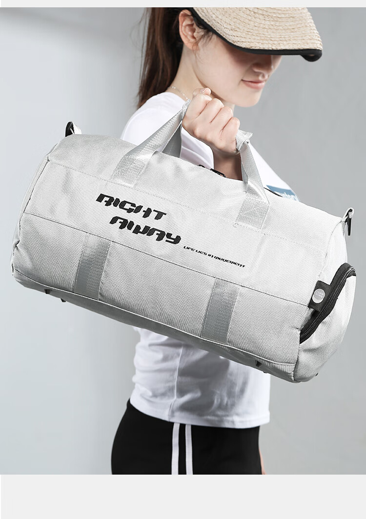 Lehuolvxing Gym Bag with Wet And Dry Separation, Men's Swimming Sports Basketball Backpack, Training Badminton Travel Handheld Luggage Bag for Me 14
