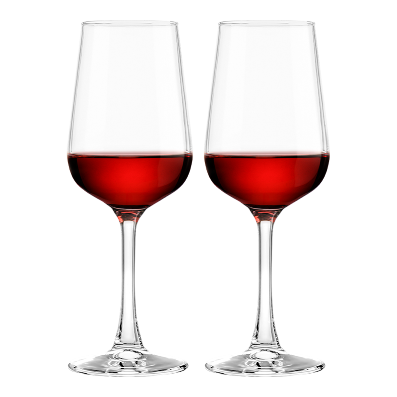 CLITON Wine Glasses for Home Use, Bordeaux Red Wine Glasses, Glass Cups for Wine And Liquor, Bar Set of 2
