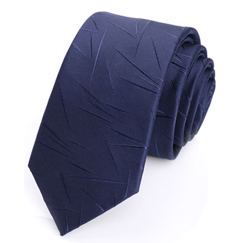 GLO-STORY Hand-Tied Necktie, 6cm Men's Business Formal Wear, Korean Style Trendy Versatile Tie, Gift Box Packaging
