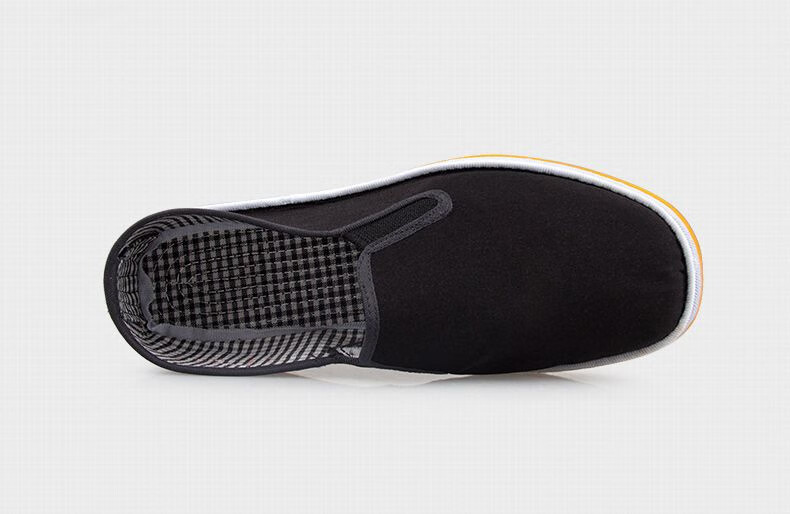 Laobaojia Old Beijing Cloth Shoes, Handmade Work Safety Shoes, Cowhide Sole Durable Wear-Resistant Flat Shoes, Unisex Style, Size 40 16