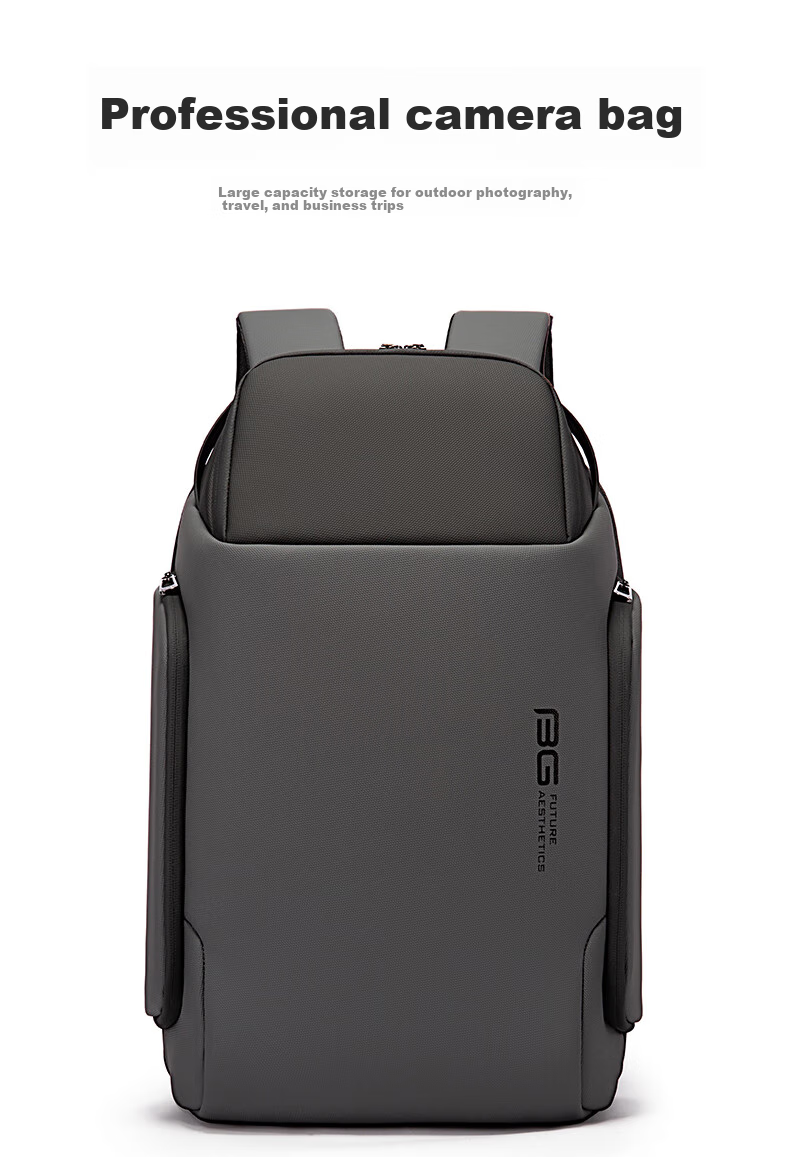 Bange Professional Photography Camera Bag, Drone Disassembly Multifunctional DSLR Mirrorless Camera Backpack, Digital Storage Backpack, Gray 14