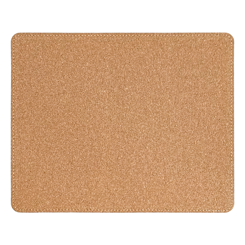 EXCO Double-Sided Cork Mouse Pad, Small Size, Waterproof Leather Office Pure Color Mat, Computer Writing Desk Pad, Gaming Leather Non-Slip Gray 9749