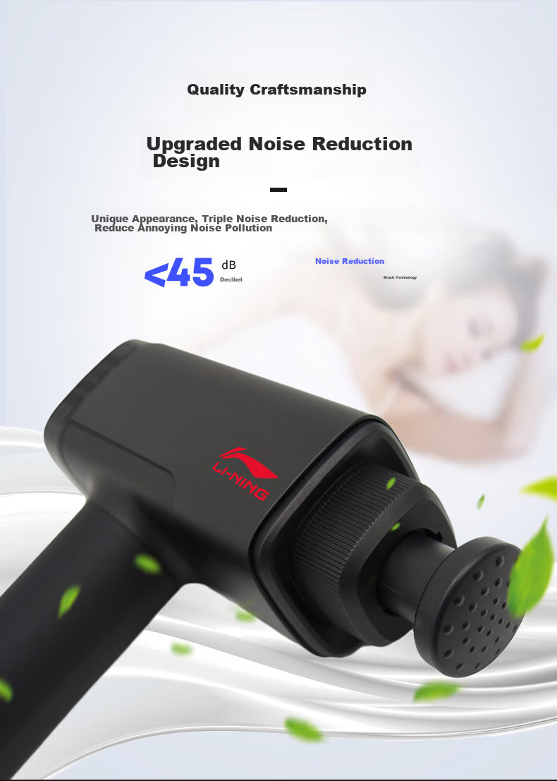 Li-Ning Massage Gun, Muscle Relaxation Device, Full-Body Massage Instrument with Long Battery Life, Low Noise, And Portability 6