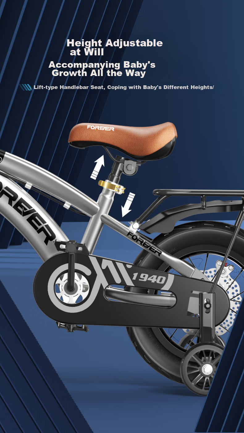 FOREVER Children's Bicycle for Ages 3-6, Boys And Girls Bike with Disc Brakes, Pedal Bike, 14-Inch Kids' Bicycle 8