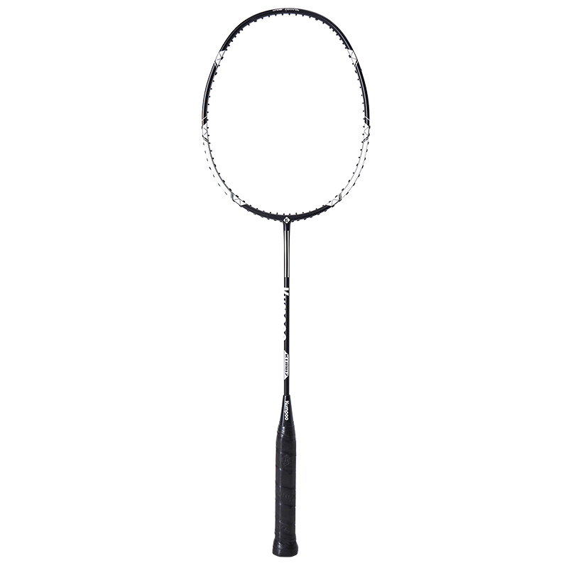 KUMPOO Badminton Racket, Full Carbon Ultra-Light, Suitable for Beginners' Training, Versatile for Attack And Defense, Finished Racket, Xunfeng KD882 Black