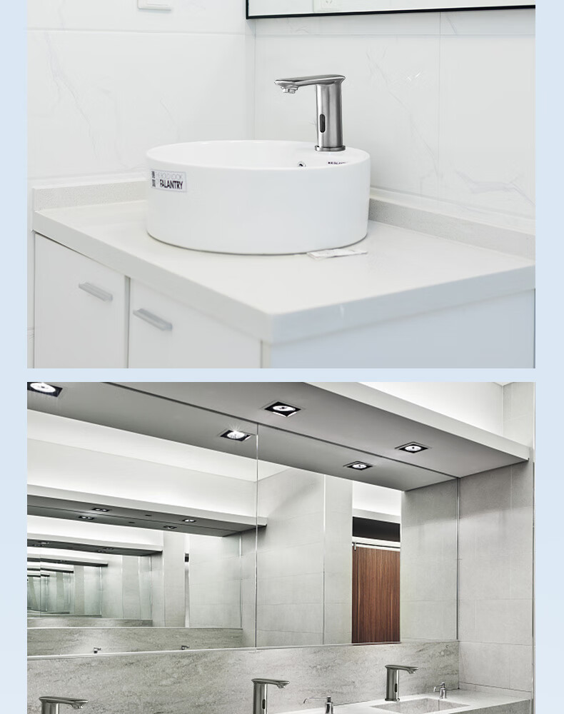 Interhasa! C2095 Hot And Cold Automatic Sensor Faucet, Brass Bathroom Tap, Smart Sink And Washbasin Sensor 9