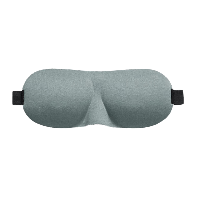 JOYTOUR 3D Eye Mask, Sleep Light Blocking, Thin And Breathable, for Men And Women, Students, Nap, Travel, Eye Protection Mask with Earplugs, Gray