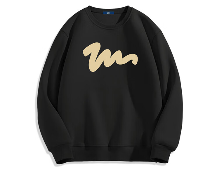 GENIOLAMODE Brand American Style Men's Sweatshirt 2025 Spring Autumn Thin Trendy Large Print Crewneck Jacket 2