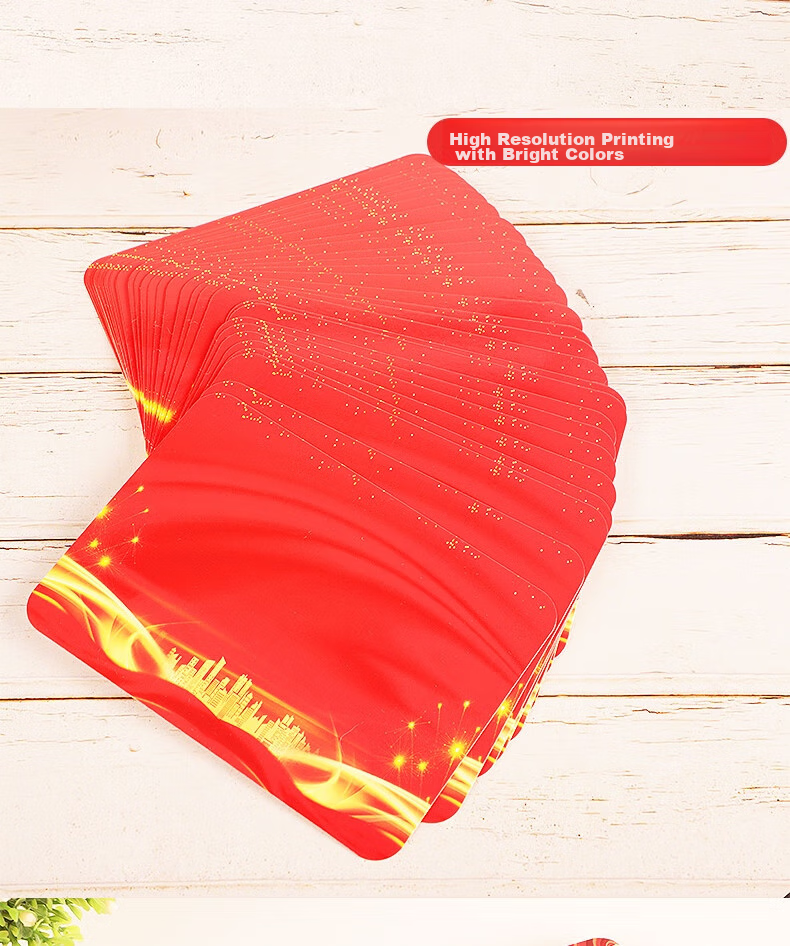 Geshan Host Large Speech Cards for Annual Meetings 2025, New Year's Eve Party, Wedding, Red Host Performance Cards, Universal Host Cards for Events And Parties, 30 Pieces 2