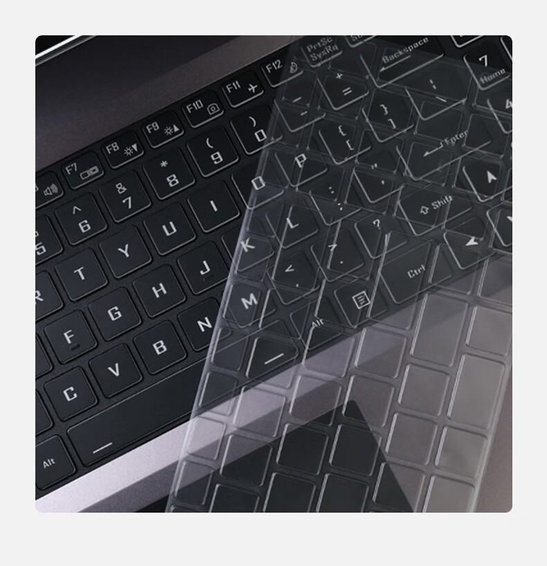 Jiasu Compatible with Shenzhou Zhanshen Z7-TA7NP Z7/Z8-DA7NP/Z8-DA7NT/G8 15.6-Inch Gaming Laptop Keyboard Cover, Thin Invisible Protective Film for Keyboard 4