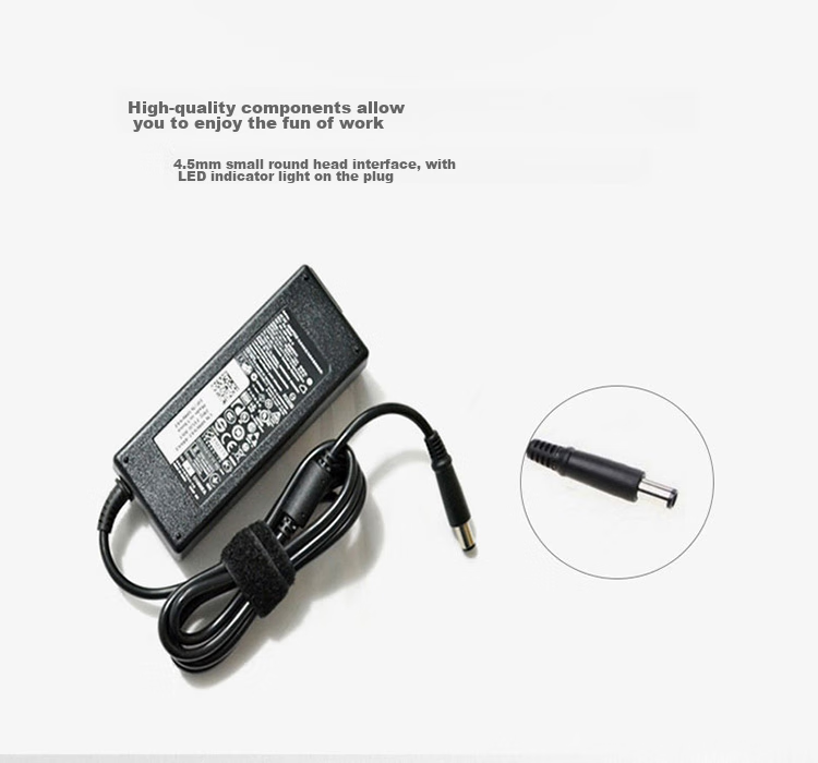 DELL Original Laptop Charger Power Adapter, 65W-4.5mm Interface, Compatible with Chengji 3425 Lingyue 3525/3530/5625/5430 3