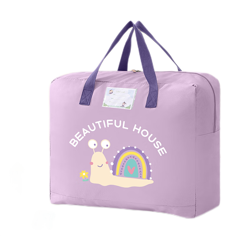 Baicaoyuan Kindergarten Quilt Storage Bag, Thickened Oxford Cloth, Student Cotton Mattress Bag, Children's Handheld Luggage Packing Clothes