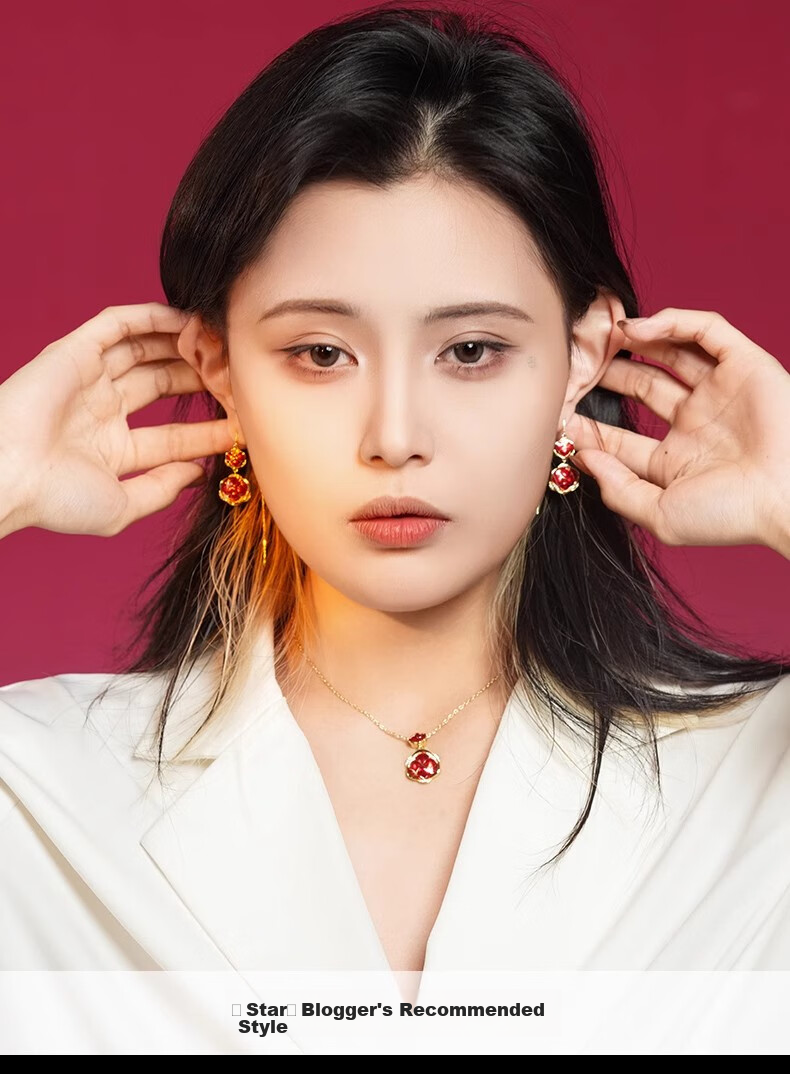 Eternelle [National Trend Design], French Eternal Dragon Scale Earrings, Luxurious High-End Ear Jewelry, Zodiac Year Gift 12