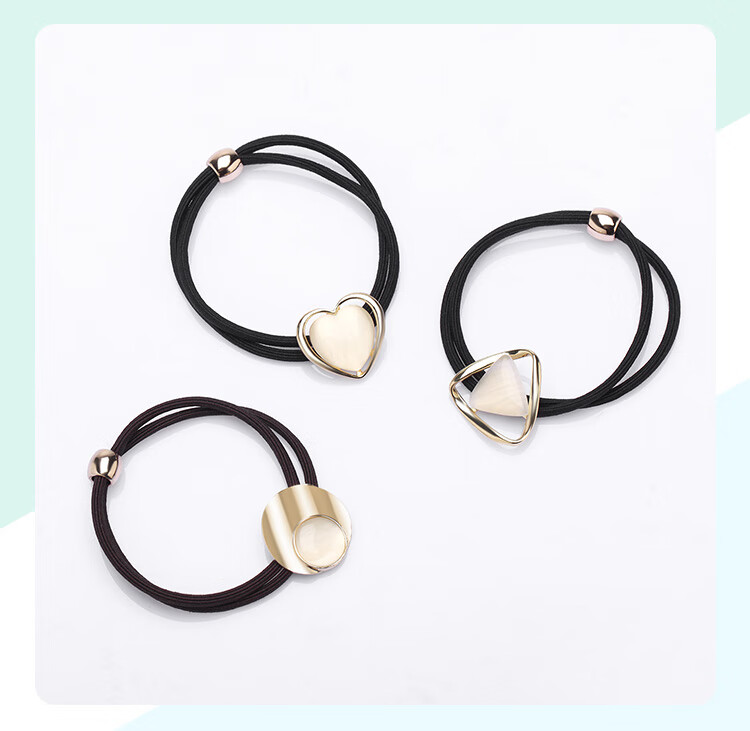 CHIMERA Rhinestone Hair Tie, High Elasticity Butterfly Band, Bun Maker, Hair Rope for Women, Mid-Autumn Festival Gift 11