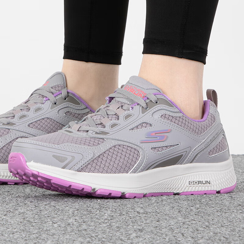 Sikaiqi Women's Mesh Breathable Running Shoes, Sports Shoes, Walking Shoes, Shock-Absorbing Casual Shoes, 128075-GYLV, Size 5.5