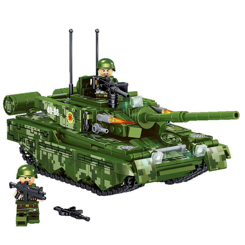Dayishou Chinese Tank Military Model Toy Building Blocks Compatible with Lego Educational Toy for Boys Aged 7-10 Birthday Gift