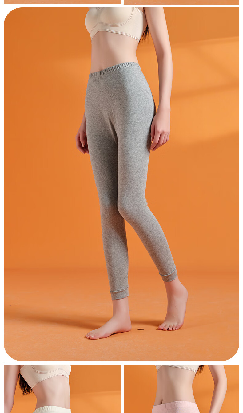 Yiershuang [100% Pure Cotton, 2-Pack] Men's Thermal Underwear, Youth All-Cotton Warm Pants, Autumn And Winter Base Layer Cotton Long Johns 17