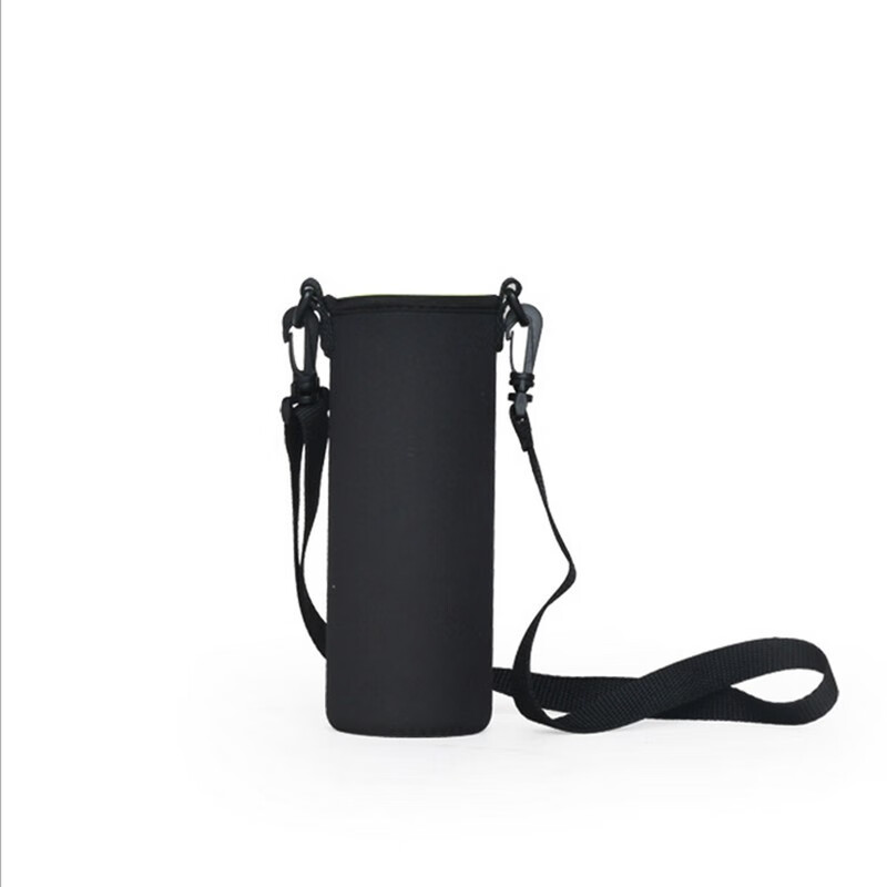 Xingyuelan Insulated Cup Cover, Strap Style Anti-Collision Water Bottle Protective Case Portable Cup Storage Pouch Bag Black Large Size